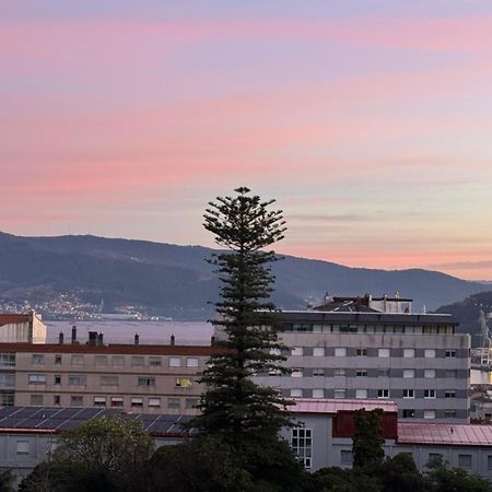 Moderno Apartamento Con Vistas A La Ria De Vigo Eksteriør billede